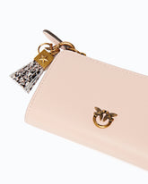 Mini-portefeuille en cuir avec gland - | Pinko