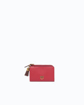 Mini-portefeuille en cuir avec gland - | Pinko