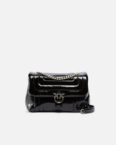 Sac à bandoulière moyen Love Bag Puff en cuir matelassé avec boucle sculptée PINKO Galleria - | Pinko