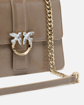 Borsa a mano piccola Love Bag Top Handle Light in pelle con fibbia gioiello PINKO Galleria - | Pinko