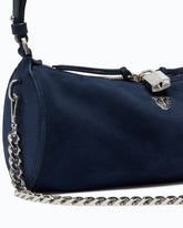 PINKO Galleria Mini Cylinder Bag shoulder bag in suede - | Pinko