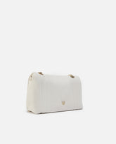 Borsa a tracolla media Love Bag Puff in nappa trapuntata con fibbia gioiello PINKO Galleria - | Pinko