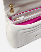Borsa a tracolla media Love Bag Puff in nappa trapuntata con fibbia gioiello PINKO Galleria - | Pinko