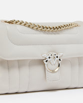 Petit sac à bandoulière Love Bag Puff en cuir nappa matelassé avec boucle bijou PINKO Galleria - | Pinko