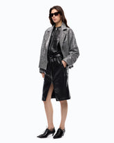 Sequinned pea coat - | Pinko
