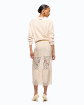 Gonna pencil in pizzo - Grigio | Pinko