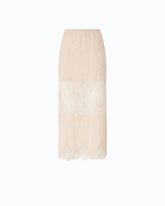 Gonna pencil in pizzo - Grigio | Pinko