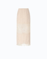 Gonna pencil in pizzo - Grigio | Pinko