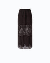 Lace pencil skirt - Brown | Pinko