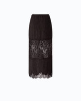 Lace pencil skirt - Brown | Pinko