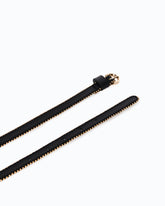 Cintura in pelle con mini borchie 1 cm - | Pinko