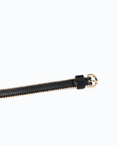 Cintura in pelle con mini borchie 1 cm - | Pinko