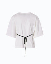 T-shirt με τοπ από δαντέλα - | Pinko