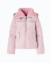 Caban évasé en tissu technique déperlant - Rose | Pinko