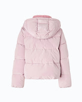 Caban évasé en tissu technique déperlant - Rose | Pinko