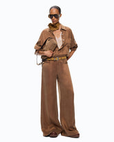Camisa de sarga aterciopelada - | Pinko