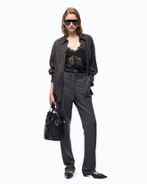 Camisa de sarga aterciopelada - | Pinko