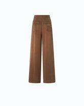 Pantalones palazzo de sarga aterciopelada - | Pinko
