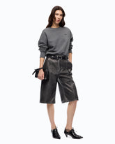 Jersey de felpa con strass - | Pinko