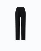 Trousers with pressed crease detail - Black | Pinko