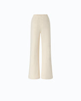 Fully rhinestoned fleece trousers - | Pinko