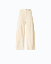 Pantaloni barrel fit in velluto a costine - | Pinko