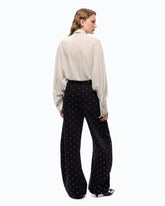 Pantalon barrel clouté - | Pinko