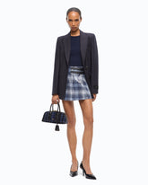 Minigonna con motivo check e paillettes - | Pinko
