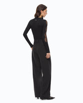 Pull body avec détails transparents - | Pinko