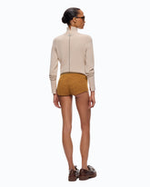 Pull à col roulé en laine et cachemire - Gris | Pinko
