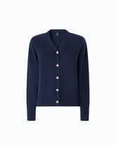 Cardigan in lana e cashmere - Blu | Pinko