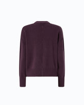 Wool and cashmere cardigan - Purple | Pinko