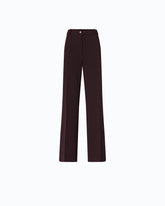Plain-coloured palazzo trousers - | Pinko