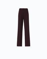 Plain-coloured palazzo trousers - | Pinko