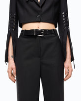 Pantalon tailleur en crêpe de laine - | Pinko