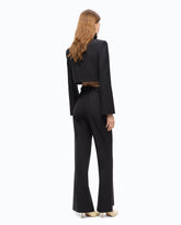 Pantalon tailleur en crêpe de laine - | Pinko