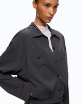 Surchemise fluide en maille Roma - | Pinko