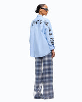Camicia in cotone Quiet Is The New Punk - | Pinko