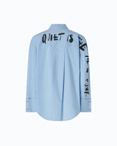 Camicia in cotone Quiet Is The New Punk - | Pinko