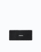 Hair band with PINKO logo lettering - Black | Pinko