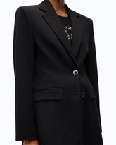 Giacca slim con spalle imbottite - Nero | Pinko