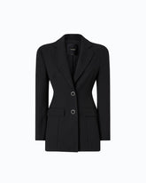 Giacca slim con spalle imbottite - Nero | Pinko