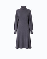 Midikleid mit Rollkragen aus Wollmix - | Pinko