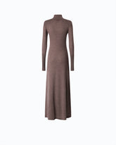 Abito lungo dolcevita in lana merino - | Pinko