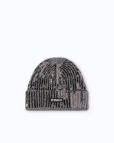 Beanie with sequins and PINKO logo lettering - Grey | Pinko