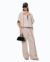 Sweatjacke mit Kapuze und Kette - | Pinko