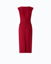 Midi sheath dress with belt - | Pinko