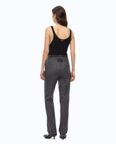 Vest top in silk and cashmere blend with lace neck - | Pinko