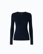 Ribbed sweater with lace - | Pinko