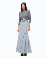 Maglia in misto lana con collo gioiello - | Pinko